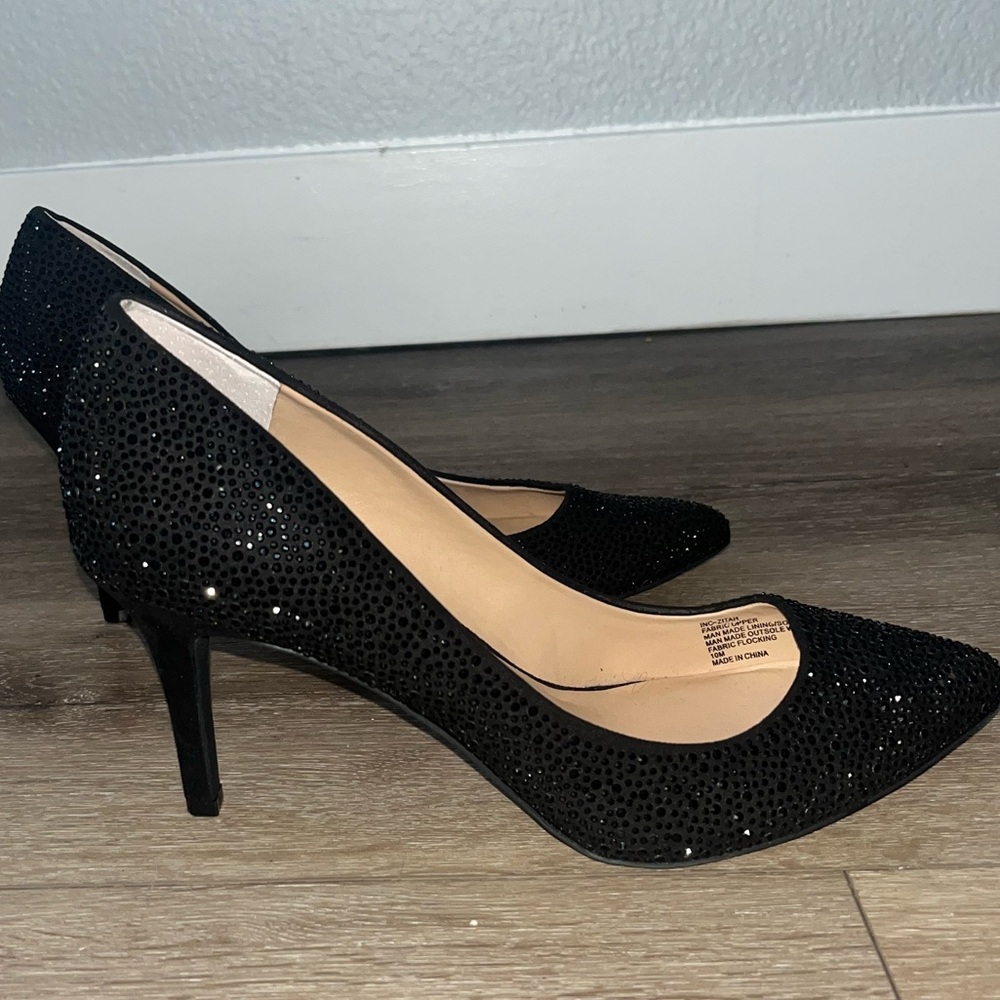 COPY - Black Sparkly INC shoes size 10
